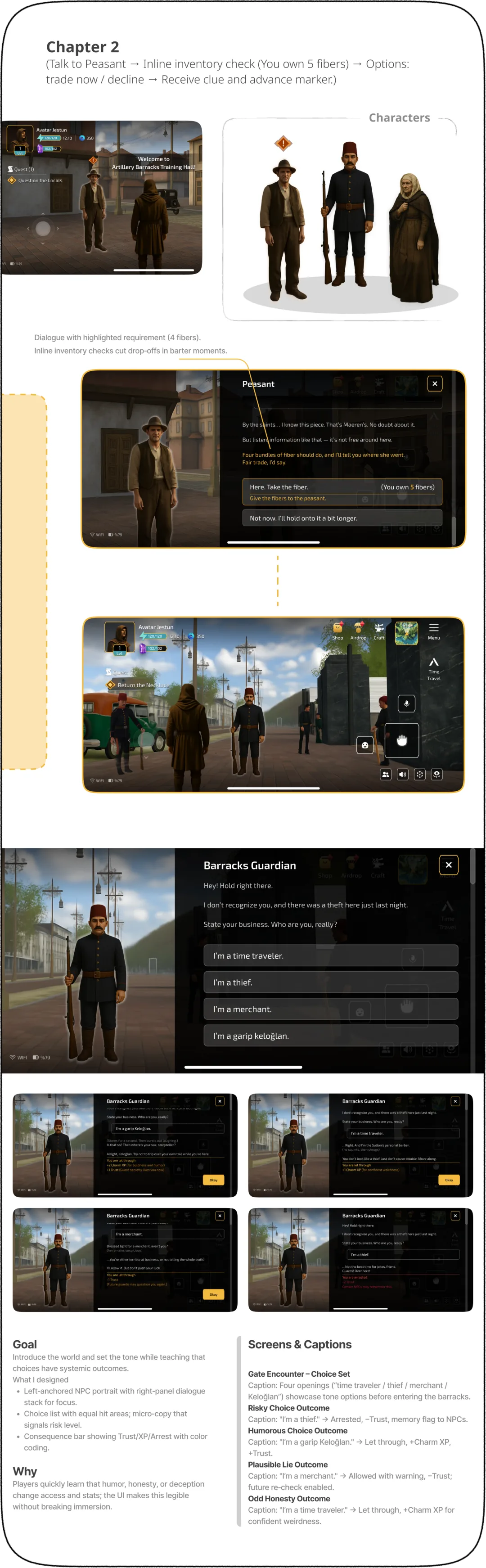 GoArt Worlds quest onboarding and dialogue system — chapter 2